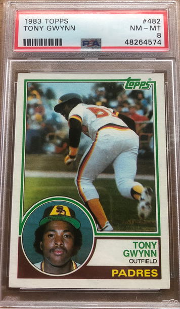 1983 Topps Tony Gwynn PSA 8