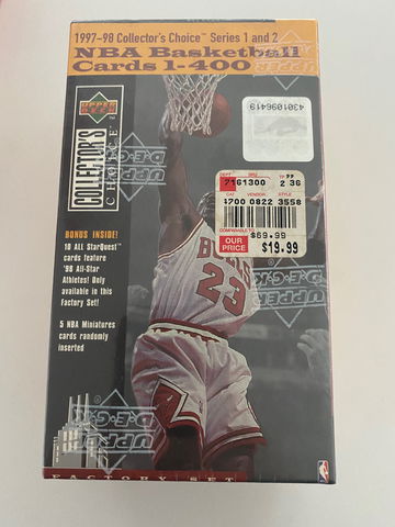 1997-98 Upper Deck Collectors choice series 1 and 2. Factory sealed. 