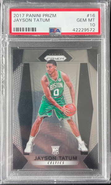 2017 Prizm Jayson Tatum PSA 10 
