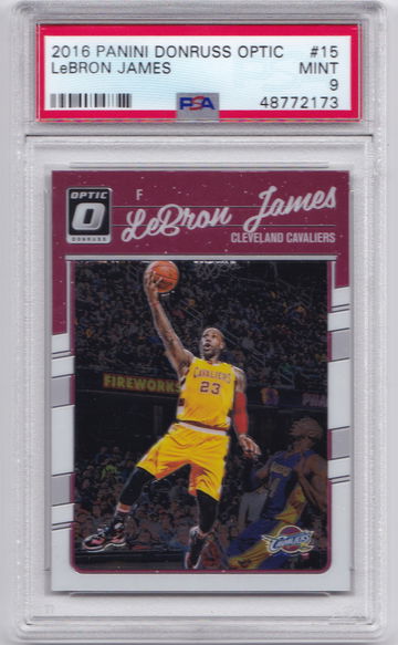 2016 LeBron James Optic PSA 9