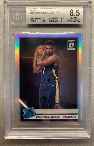 ZION WILLIAMSON OPTIC HOLO ROOKIE BGS 8.5