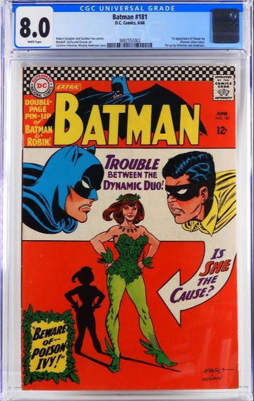 Batman #181 CGC 8.0 1st Appearance of Poison Ivy