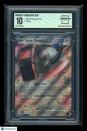 2023 Pokemon SV Iron Treads EX Arena Club 10 #143/198