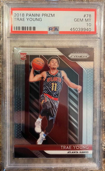 2018 Prizm Trae Young PSA 10 Rookie Card