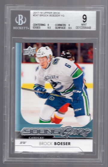 Brock Boeser 2017-18 Upper Deck Young Guns RC