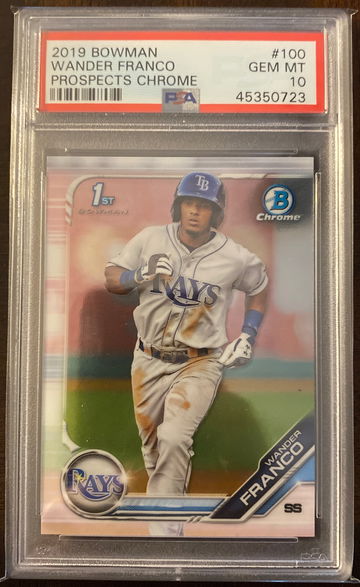 Wander Franco Bowman Chrome PSA 10