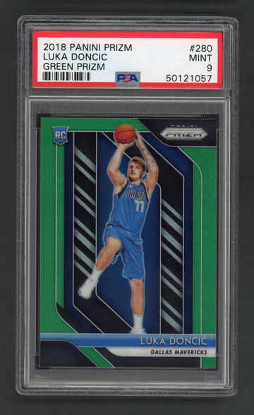 2018 Panini Prizm Luka Doncic Green Prizm