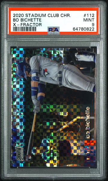 Bo Bichette 2020 Topps Stadium Club Chrome RC Xfractor  X-Fractor PSA 9 Mint