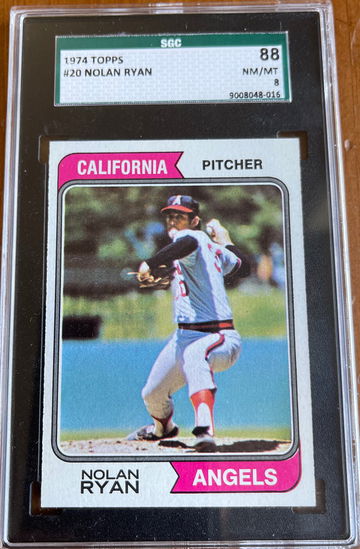 1974 Topps Nolan Ryan SGC 8