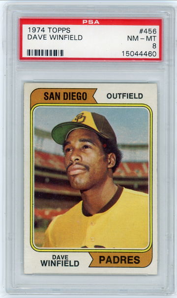 1974 Topps Dave Winfield PSA 8 CM