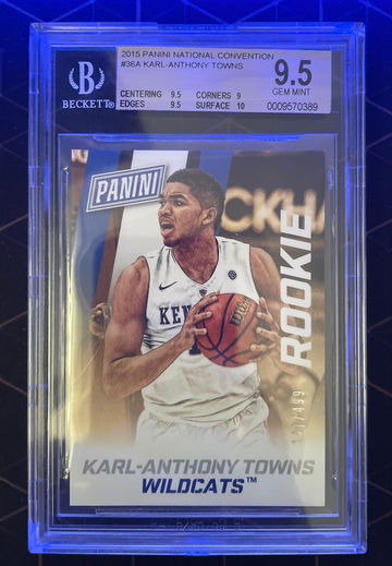 2015-16 Panini National Convention #36A Karl Anthony Towns BGS 9.5