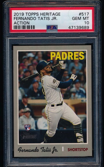 Fernando Tatis Jr 2019 Heritage Action RC