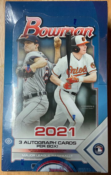 20201 Bowman Baseball Jumbo Hobby Box