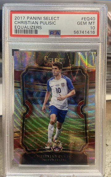 2017 Select USA/Chelsea Christian Pulisic RC Rookie Equalizers PSA 10 POP 60