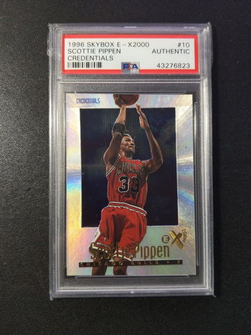 Scottie Pippen 1996 Skybox E-X 2000 #10 Credentials