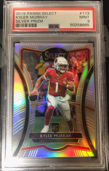 2019 Panini Select Kyler Murray Silver Prizm PSA 9 LOW POP
