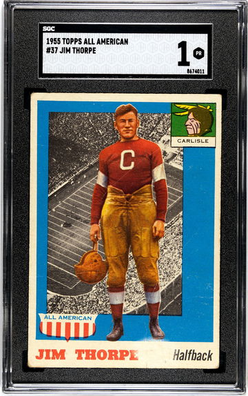 1955 Topps All American #37 Jim Thorpe