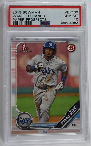 2019 Bowman Wander Franco PSA 10 #BP100