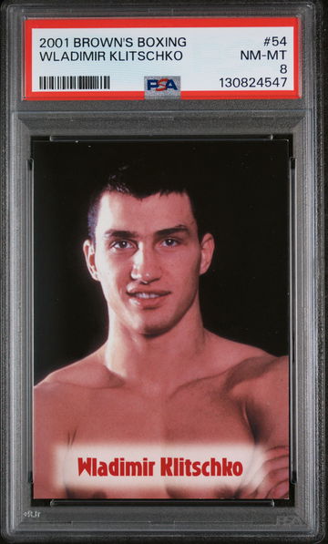 2001 Brown's Boxing Wladimir Klitschko #54 PSA 8