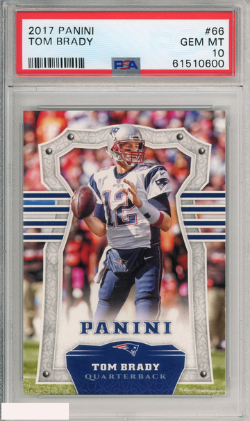 2017 PANINI TOM BRADY #66 PATRIOTS PSA 10 GEM MT