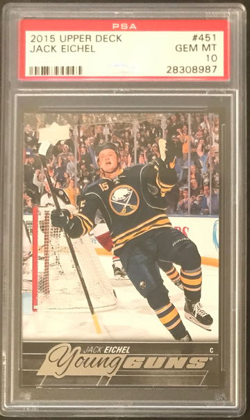 2015 Upper Deck Young Guns Jack Eichel #451