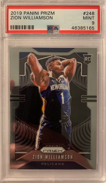 2019 Panini Prizm Zion Williamson PSA 9