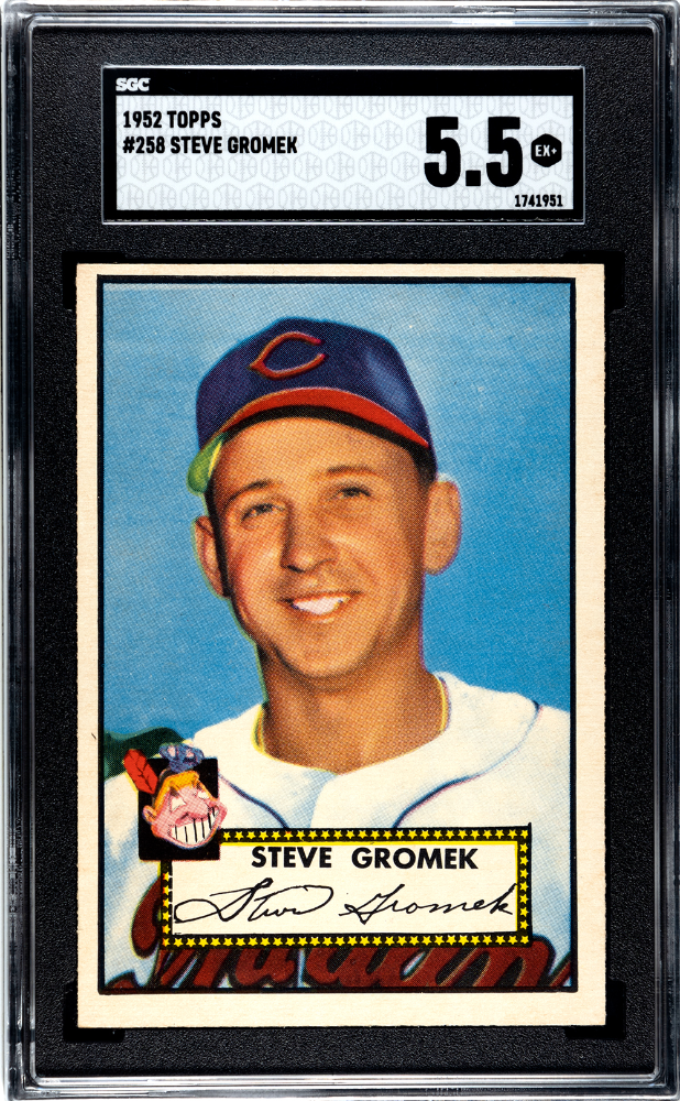 1952 Topps #258 Steve Gromek SGC 5.5