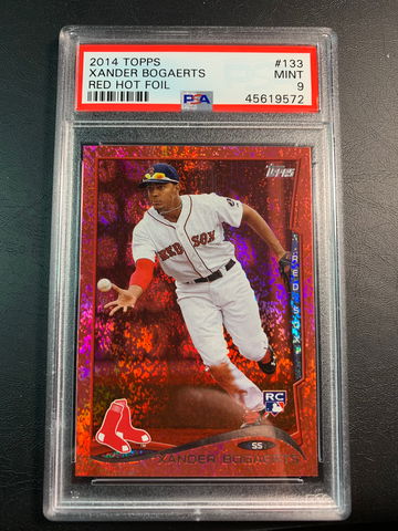 Xander Xander Bogaerts 2014 Topps Red Hot Foil Rookie.