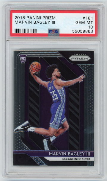 Marvin Bagley III 2018 Prizm PSA 10 Rookie