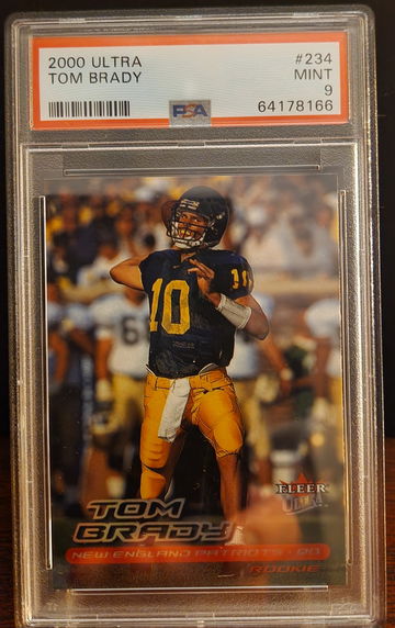 2000 Fleer Ultra #234 Tom Brady PSA 9