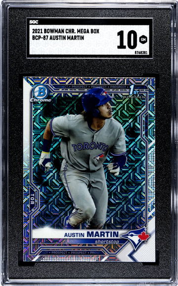 2021 Bowman Chrome Mega Box Austin Martin SGC 10