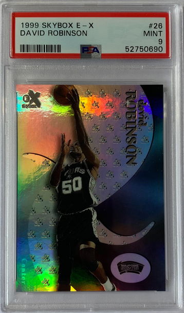 1999 Skybox E-X David Robinson PSA 9 #26