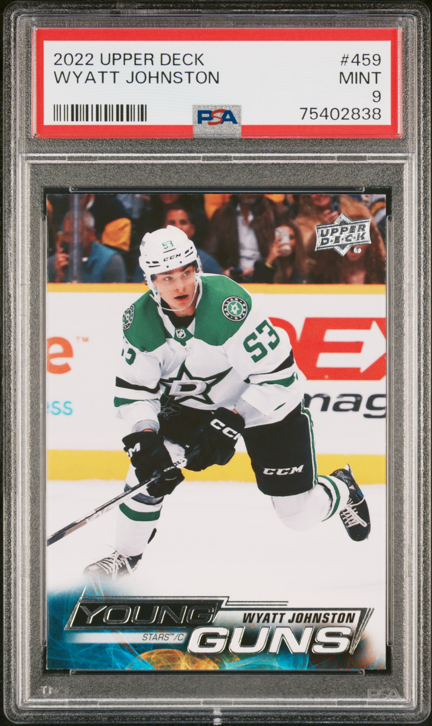 2022 Upper Deck Wyatt Johnston #459 PSA 9
