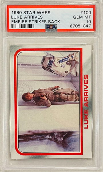 1980 Star Wars Empire Strikes Back #100 Luke Arrives Skywalker PSA 10 Gem Mint