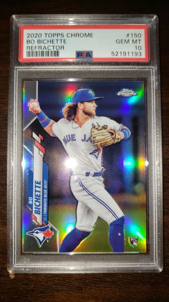 2020 Topps Chrome Bo Bichette #150 Refractor PSA 10