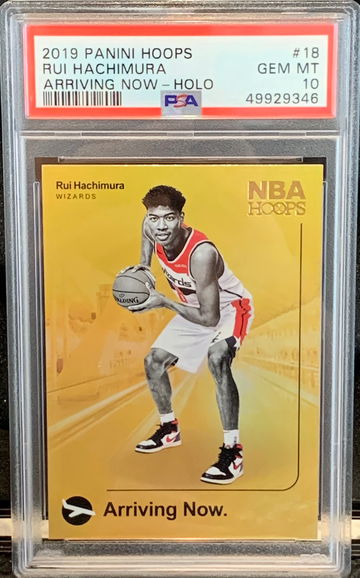 Rui Hachimura RC Arriving Now Holo PSA 10 GEM MT 