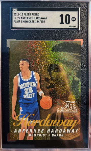 2011-12 Fleer retro flair showcase sgc 10 /150anfernee hardaway