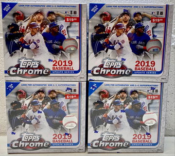 2019 Topps Chrome Update Mega Box - LOT of 4 boxes **chase TATIS RC