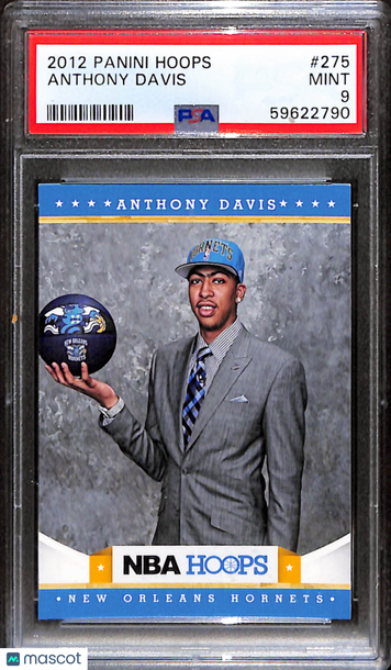 2012 Panini Hoops Anthony Davis #275 PSA 9