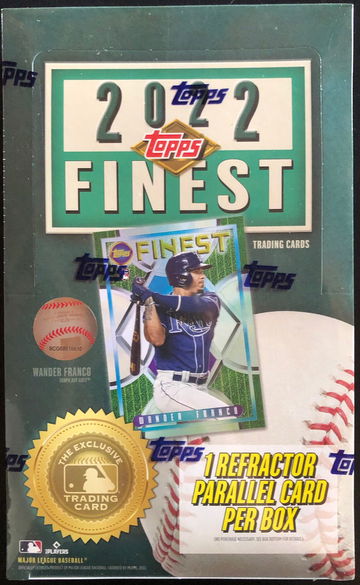 2022 Topps Finest Flashbacks MLB Hobby Box Factory Sealed