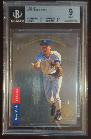 1993 SP Derek Jeter BGS 9