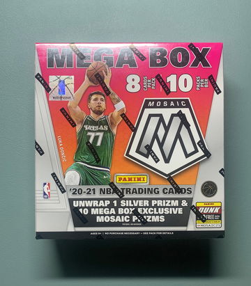 2020-21 Panini Mosaic NBA basketball Mega Box