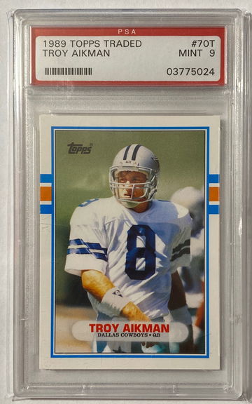 1989 Topps Traded Troy Aikman