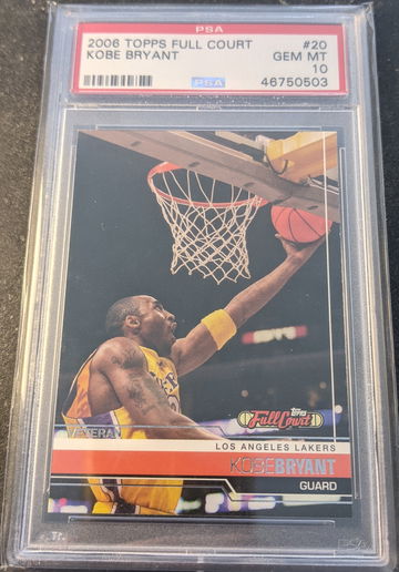 2006 Topps Full Court Kobe Bryant PSA 10