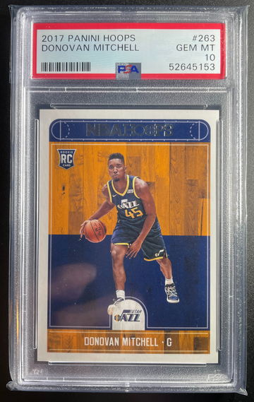 2017 Panini Hoops Donovan Mitchell #263 PSA 10 Gem Mint