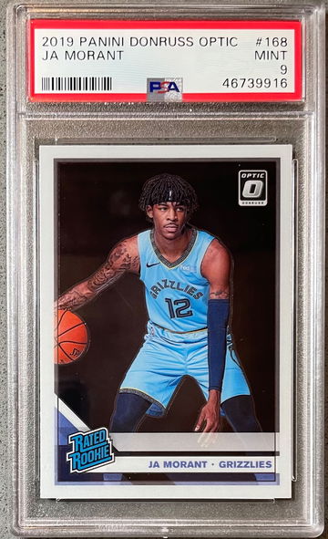 2019-20 Donruss Optic JA Morant PSA 10