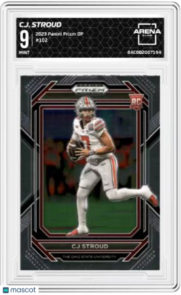2023 Panini Prizm Draft Picks CJ Stroud #102 RC Arena Club 9