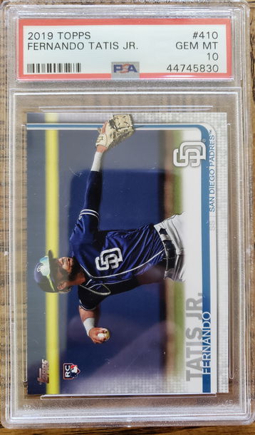 2019 Topps Fernando Tatis Jr RC PSA 10