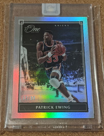 2019-20 Panini One and One 🏀 Patrick Ewing HOF Legend /99 New York Knicks SP 🔥