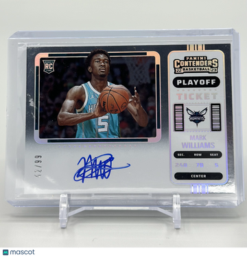 2022-23 Contenders Mark Williams Rookie Playoff Ticket Autographs /99 #136